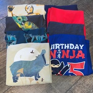 Boys t-shirt lot size 5T